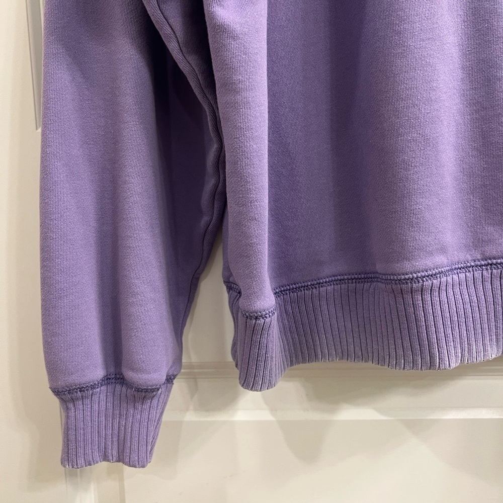 American Eagle This Feels Seriously Lived In Lavender Crew Neck | Size Medium - Picture 7 of 7